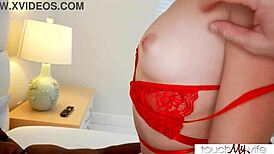 Filming my hot blonde wife Maria Kazi taking her first bbc!