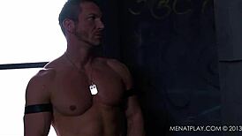 Nasty boys cum through gloryhole in group orgy