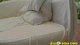 Hey, wanna see big tits Spanish babe Erica Fontes get facial jizz?