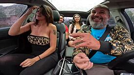 Lara Lima debuts in car ride, promising wild anal scenes! 🚗