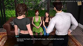 Hazel helps AV in erotic nursing game