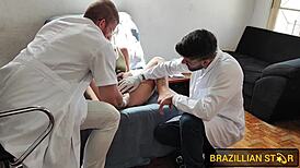 Gynecologists Explore Big Ass And Tits With Monster Cock