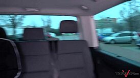 Milf Busty Whore Picked Up on Street Gets Cum-Covered in Van