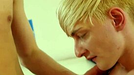 European Teen Amateur Masseur Performs Rough Blowjob