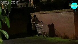 cracky showing off in her natural spot