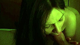 Russian girl sucks balls and cock eagerly