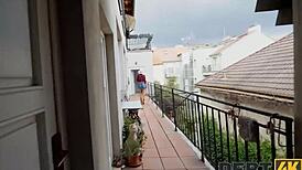 Hot Czech Blonde Rides Cowgirl