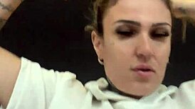 Sapatona gets wild at gym with see-through shirt display