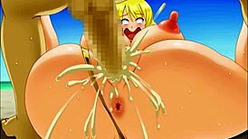 Hentai weeb fucks blond MILF