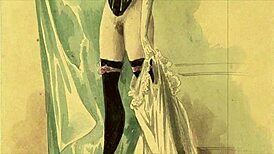 vintage erotic drawings evoke deep emotions from retro anime hentai.