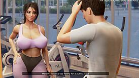 Hey, watch this 3D gym instructor get pounded hard!