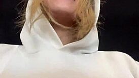 Sapatona gets wild at gym with see-through shirt display