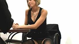 Bold German Blonde Amateur Fucks During Job Interview Casting Porn with Big Tits and Ass