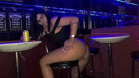 Whore bent over for anal creampie