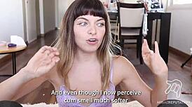 Hey guys, I’m now into cum on my face and mouth for my first facial! 😍