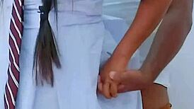 teen couple's hot sex features big ass and tits 😏