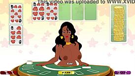 Milftoon drama unfolds as ebony Mrs. Laticia takes it hard in her rear