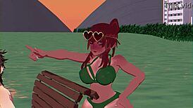 Detailed View Of Georgia's Peach In Anime Hentai With Milf Orgasm