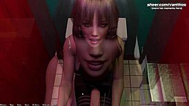 Man, I’m just cravin’ big cock at this college party, deepthroatin’ a stranger and gettin’ cum in my mouth, ya know!