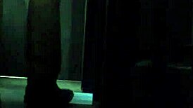 Nasty boys cum through gloryhole in group orgy