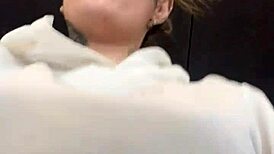 Sapatona gets wild at gym with see-through shirt display