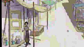 in lusty buccaneers parody, nami exposes her naked body at night