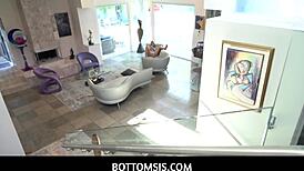 BottomSis - Gizelle Blanco Delivers Hot Blowjob for Stepbro