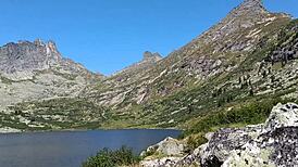 Wow, public blowjob at mountain lake with cum swallow!