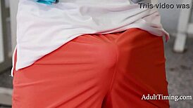 i confronted the fitness trainer bout her side hustle, she gave me a blowjob in spanish gym