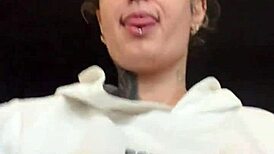 Sapatona gets wild at gym with see-through shirt display