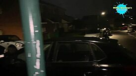 cracky showing off in her natural spot