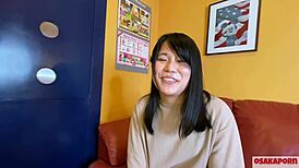 Innocent-Looking 18-Year-Old Girl's First Interview With Small Tits