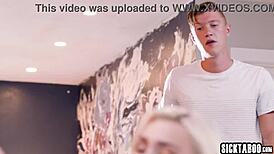 omg, i’m so sorry, caught masturbatin’ as blonde babysitter Chloe Temple, got fucked hard!