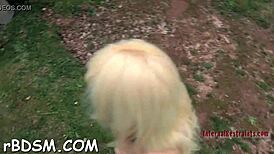 collar bondage with ball licking and pov blowjob 😈