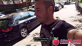 In the park, Jolee Love, a sexy German student, gets picked up and fucked in POV