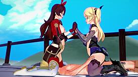 i watch two archer girls in 3d hentai 4k