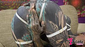 Tattoo Girl Gets Anal Fucked Balls Deep with Zero Pussy Action