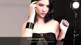 Showing tits at work in anime game 😏