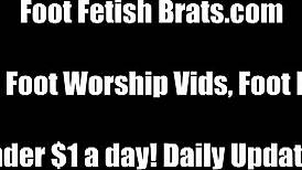 Her Hot Little Ebony Toes Are So Delicious