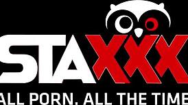 Blindfolded brunette shocked by sudden threesome with hot milfs