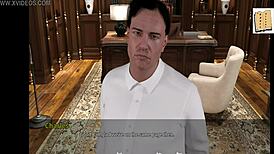 Gorgeous brunette Katie deepthroats a monster cock