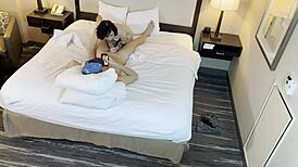 Tattoed Beauty Sucks Petite 18+ Cock