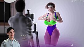 apocalust - perfect huge natural tits on this perfect very sexy mature stepmom with amazing curves - 3d hentai anime porn games