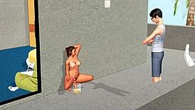 Big cock anal in Max's Life game scenes