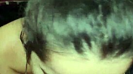 White Moon's Fresh Shower Blowjob Leads To Facial Cumshot