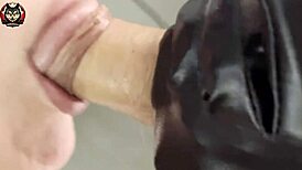 Stepsister allows cum on her creamy pussy in close-up view