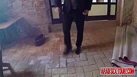 Arab boss fucks homeless chick’s tight pussy hard. He earns heaven with rough monster cock pounding in every position.