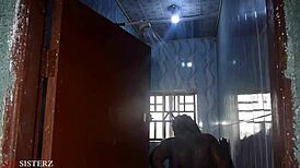 Indian Wife Fucked Doggystyle In Bathroom