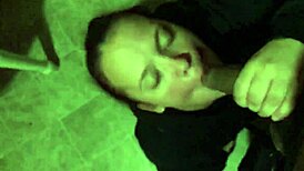 Intense Gagging Deepthroat Leads To Cumshot On Eyes With Big Black Cock