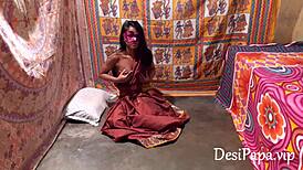 Mature indian girl fucks desi man hard